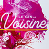 Etiquette du Gin de La Voisine